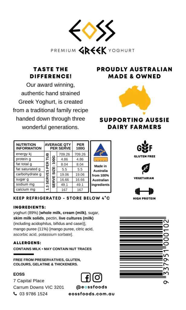 barcoad label packaging artwork and design