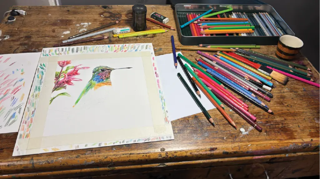 artwork timeline and drafting